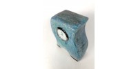 Horloge en céramique CER418-11_Bleu enfumé